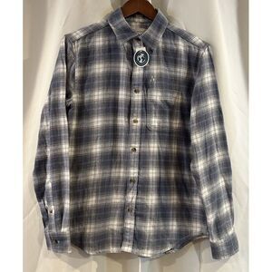 United By Blue Flannel Shirt Womens XS Green Plaid Impact Collection‎ NWT